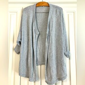Madewell Cotton Blend Open Knit Sweater Cardigan Jacket Size Small